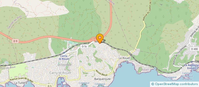 localisation de l'entreprise MONSIEUR FABIEN VINCENZI  CARRY-LE-ROUET