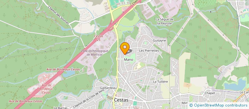 localisation de l'entreprise MONSIEUR FABIEN VINCOURT  CESTAS