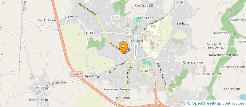 localisation de l'entreprise MONSIEUR FABIEN VINGADASSALOM à BEGARD