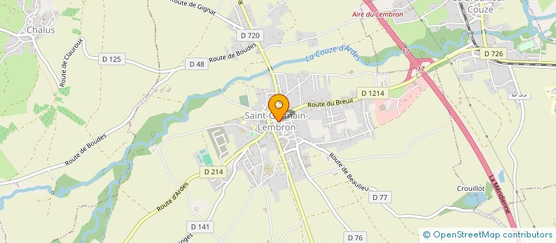 localisation de l'entreprise MONSIEUR FABIEN VIRIOT  SAINT-GERMAIN-LEMBRON