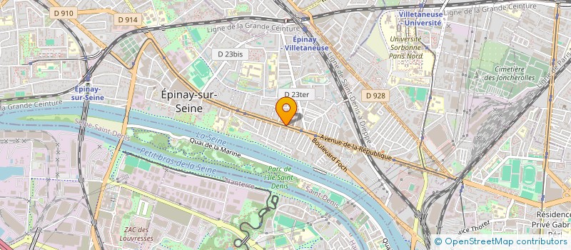 localisation de l'entreprise MONSIEUR FABIEN VOLTAIRE à EPINAY-SUR-SEINE