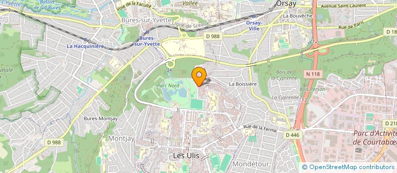 localisation de l'entreprise MONSIEUR FABIEN WACK à LES ULIS