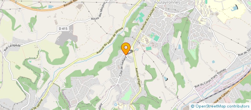 localisation de l'entreprise MONSIEUR FABIEN WEZEL  FOULAYRONNES