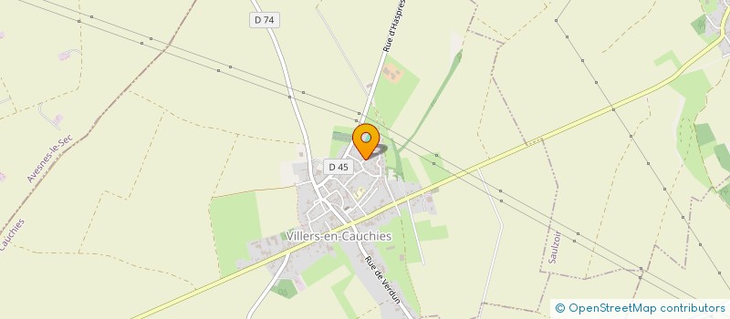 localisation de l'entreprise MONSIEUR FABIEN WIDEHEM à VILLERS-EN-CAUCHIES