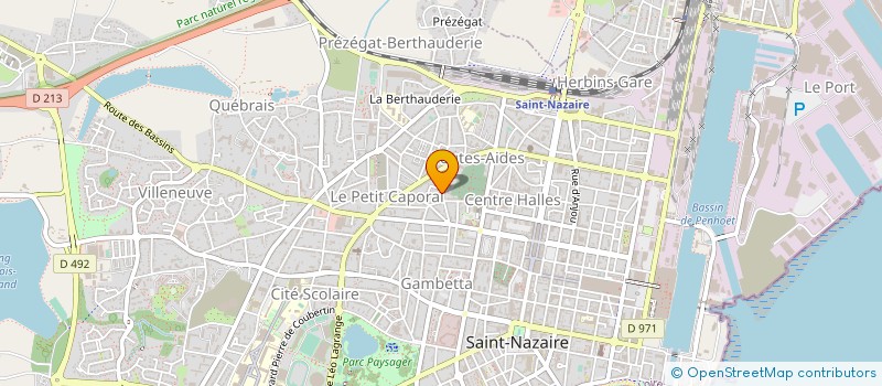 localisation de l'entreprise MONSIEUR FABIEN WILLEMS à SAINT-NAZAIRE