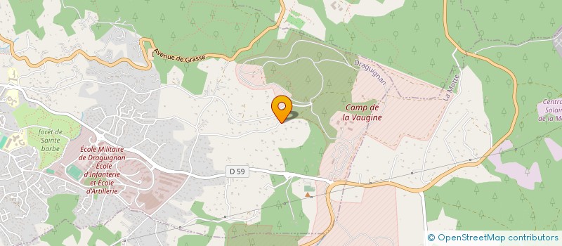 localisation de l'entreprise MONSIEUR FABIEN YAGUES  DRAGUIGNAN