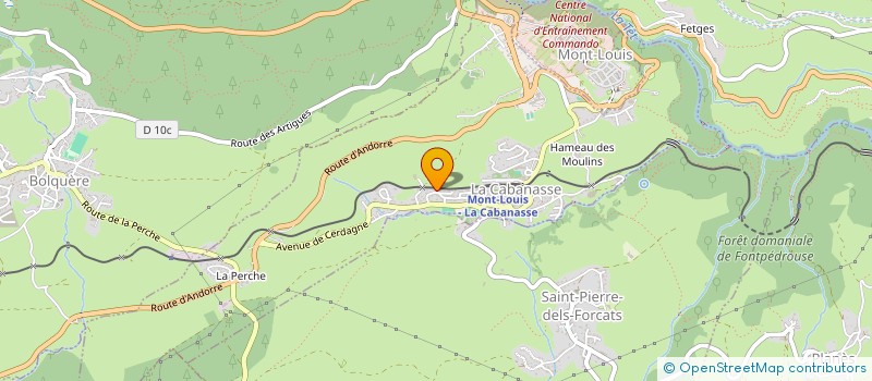 localisation de l'entreprise MONSIEUR FABIEN YERNAUX  LA CABANASSE