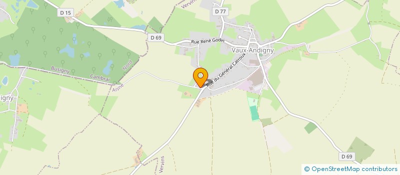 localisation de l'entreprise MONSIEUR FABIEN ZAMORA à VAUX-ANDIGNY