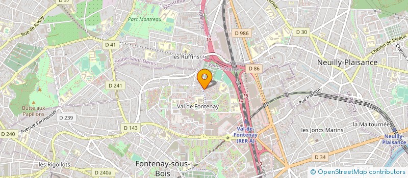 localisation de l'entreprise MONSIEUR FABIEN ZAOUANE  FONTENAY-SOUS-BOIS