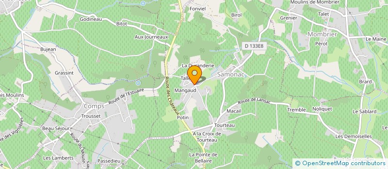 localisation de l'entreprise MONSIEUR FABIEN ZEITUNIAN  SAMONAC