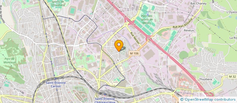 localisation de l'entreprise MONSIEUR FABIEN ZIELINSKI  SAINT-ETIENNE