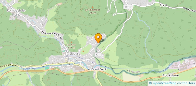 localisation de l'entreprise MONSIEUR FABIEN ZINK  LIEPVRE