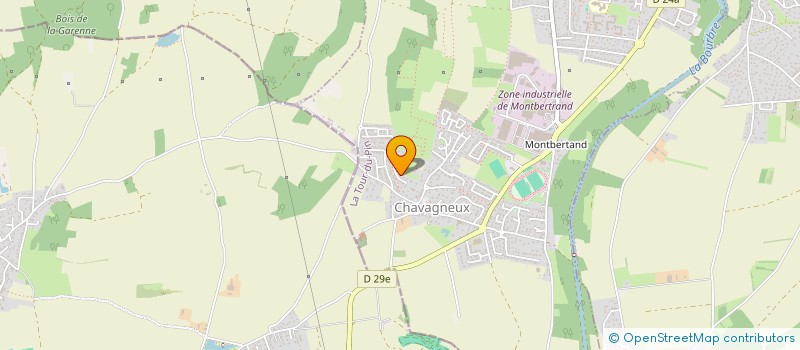 localisation de l'entreprise MONSIEUR FABIEN ZORIAN  CHARVIEU-CHAVAGNEUX