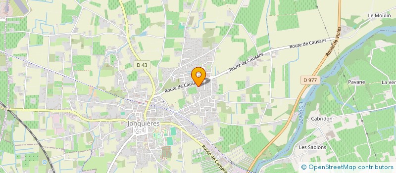 localisation de l'entreprise MONSIEUR FABIO ABADE RIBEIRO à JONQUIERES