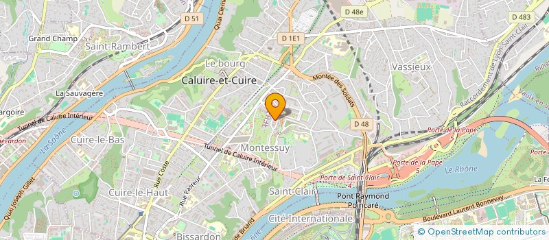 localisation de l'entreprise MONSIEUR FABIO ALMEIDA  CALUIRE-ET-CUIRE