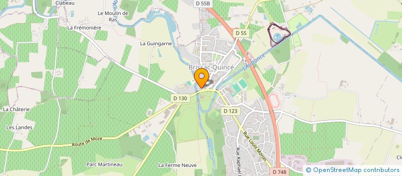 localisation de l'entreprise MONSIEUR FABIO ALVES à BRISSAC LOIRE AUBANCE