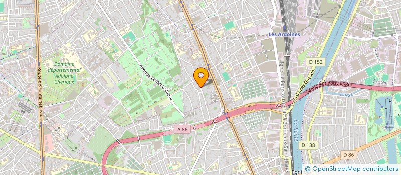 localisation de l'entreprise MONSIEUR FABIO ARNONE  VITRY SUR SEINE