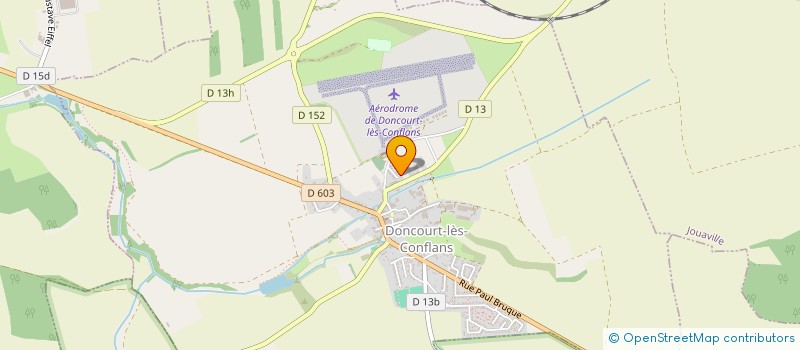 localisation de l'entreprise MONSIEUR FABIO BADEY  DONCOURT-LES-CONFLANS