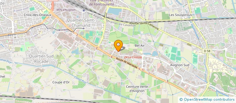 localisation de l'entreprise MONSIEUR FABIO BAYONA  AVIGNON