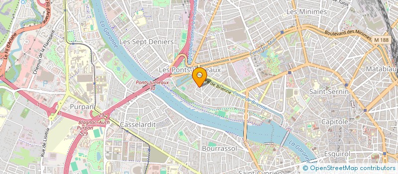 localisation de l'entreprise MONSIEUR FABIO BRUN  TOULOUSE