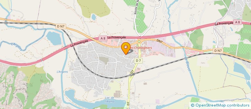 localisation de l'entreprise MONSIEUR FABIO CARDOSO MACHADO  ROQUEBRUNE-SUR-ARGENS