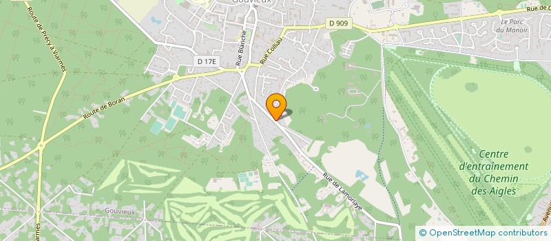 localisation de l'entreprise MONSIEUR FABIO CARNEVALI  CHANTILLY