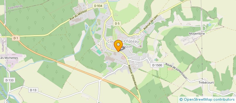 localisation de l'entreprise MONSIEUR FABIO CARVALHO MORTAGUA  COUCY-LE-CHATEAU-AUFFRIQUE