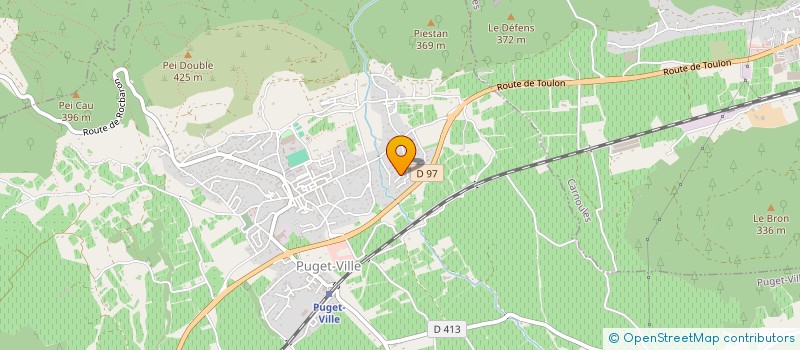 localisation de l'entreprise MONSIEUR FABIO COLLODET  CUERS