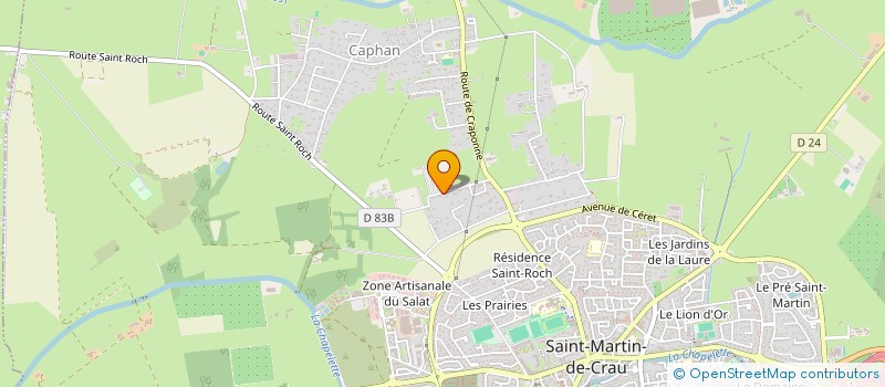 localisation de l'entreprise MONSIEUR FABIO COLONNA  SAINT MARTIN DE CRAU