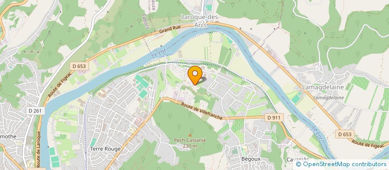 localisation de l'entreprise MONSIEUR FABIO CUJUS  CAHORS