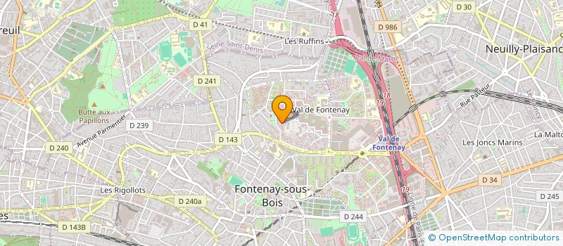 localisation de l'entreprise MONSIEUR FABIO D'ANGELOSANTE à FONTENAY-SOUS-BOIS