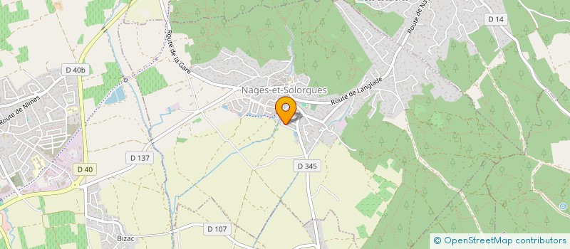 localisation de l'entreprise MONSIEUR FABIO DA SILVA CASTRO  NAGES-ET-SOLORGUES