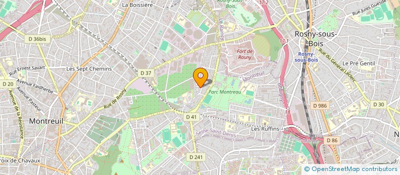 localisation de l'entreprise MONSIEUR FABIO DA SILVA CAVALCANTE à MONTREUIL