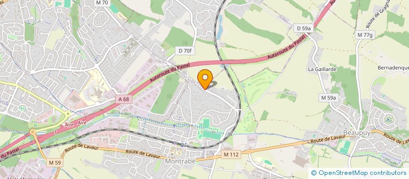 localisation de l'entreprise MONSIEUR FABIO DA SILVA PEREIRA  MONTRABE