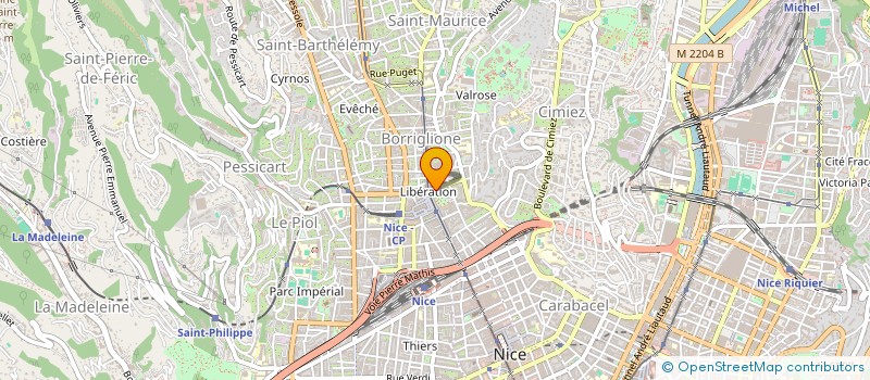 localisation de l'entreprise MONSIEUR FABIO DE GIOVANNI à NICE