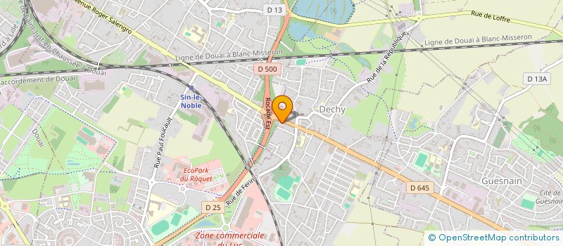 localisation de l'entreprise MONSIEUR FABIO DE GIOVANNI  DECHY