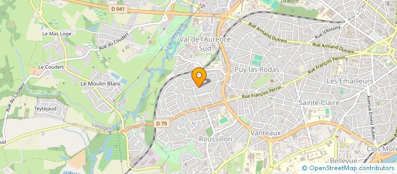 localisation de l'entreprise MONSIEUR FABIO DE ROBERTO à LIMOGES