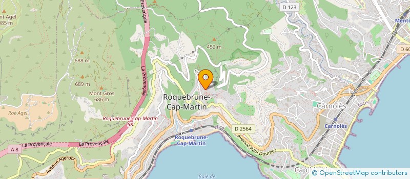 localisation de l'entreprise MONSIEUR FABIO DESANTIS  ROQUEBRUNE-CAP-MARTIN