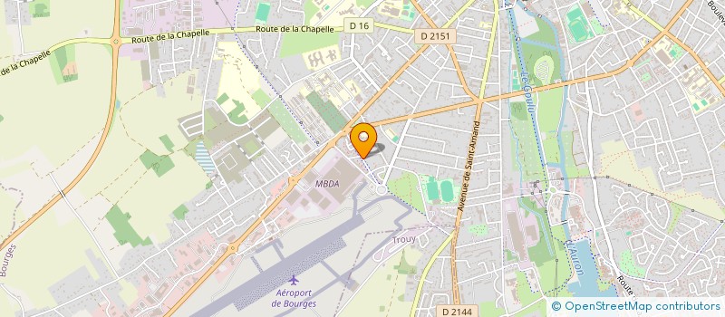 localisation de l'entreprise MONSIEUR FABIO ESTEVES DOS SANTOS  BOURGES