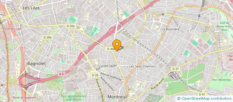localisation de l'entreprise MONSIEUR FABIO FABIO ATTORRE à MONTREUIL