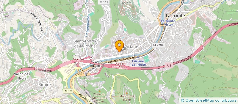 localisation de l'entreprise MONSIEUR FABIO FABIO CORREIA à NICE