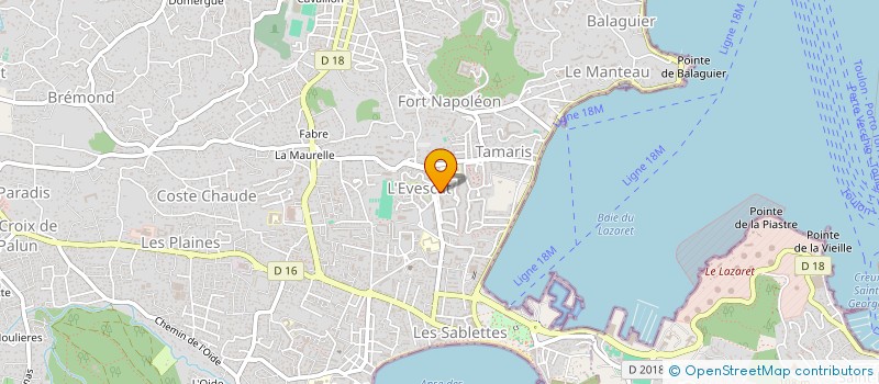 localisation de l'entreprise MONSIEUR FABIO FERNANDES  LA SEYNE SUR MER