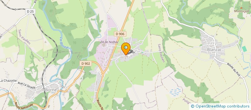 localisation de l'entreprise MONSIEUR FABIO FERNANDES CARVALHO  SAINT-PAULIEN