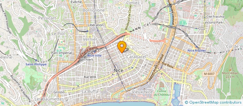 localisation de l'entreprise MONSIEUR FABIO GALLAZZI  NICE