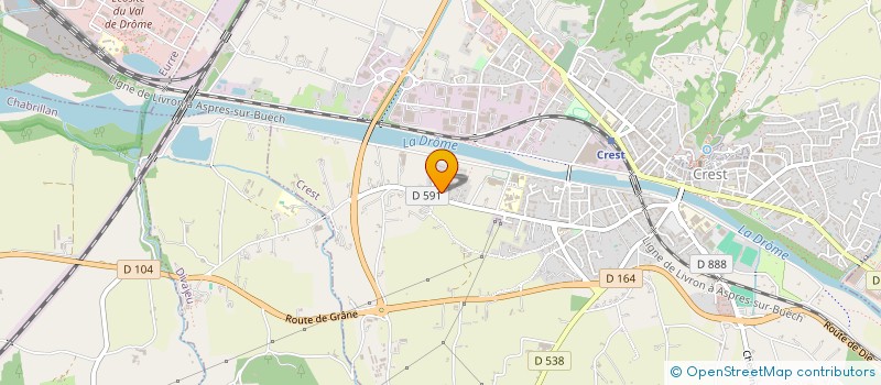 localisation de l'entreprise MONSIEUR FABIO GOTTE à CREST