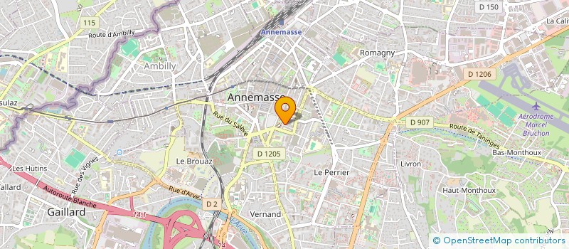 localisation de l'entreprise MONSIEUR FABIO LE HINGRAT  ANNEMASSE