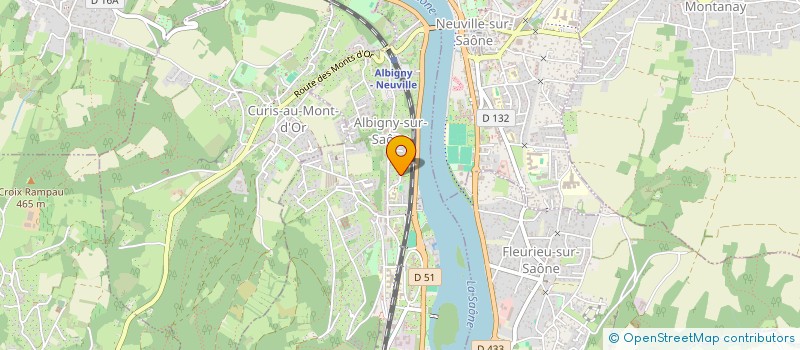 localisation de l'entreprise MONSIEUR FABIO MALNIS  ALBIGNY-SUR-SAONE