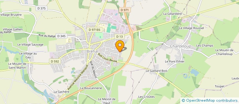 localisation de l'entreprise MONSIEUR FABIO MARTINS  BREHAL