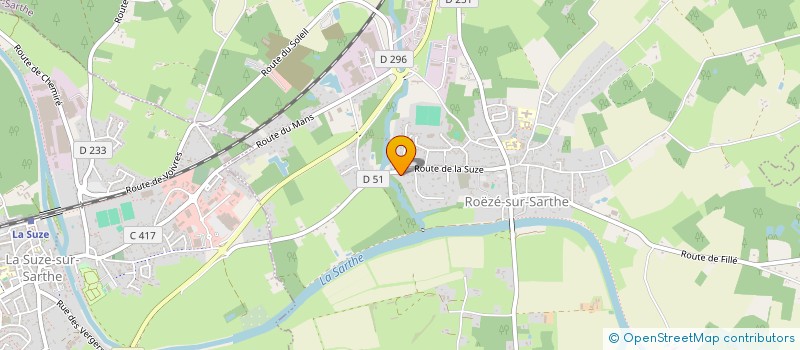 localisation de l'entreprise MONSIEUR FABIO MORGADO DUARTE  ROEZE-SUR-SARTHE