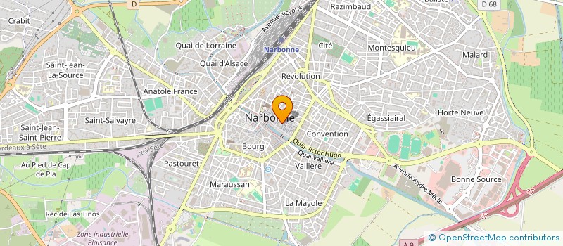 localisation de l'entreprise MONSIEUR FABIO MORO  NARBONNE